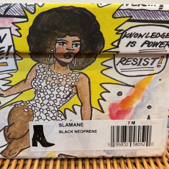 Jeffrey Campbell “Slamane” Black Neoprene Bootie - Picture 5 of 5